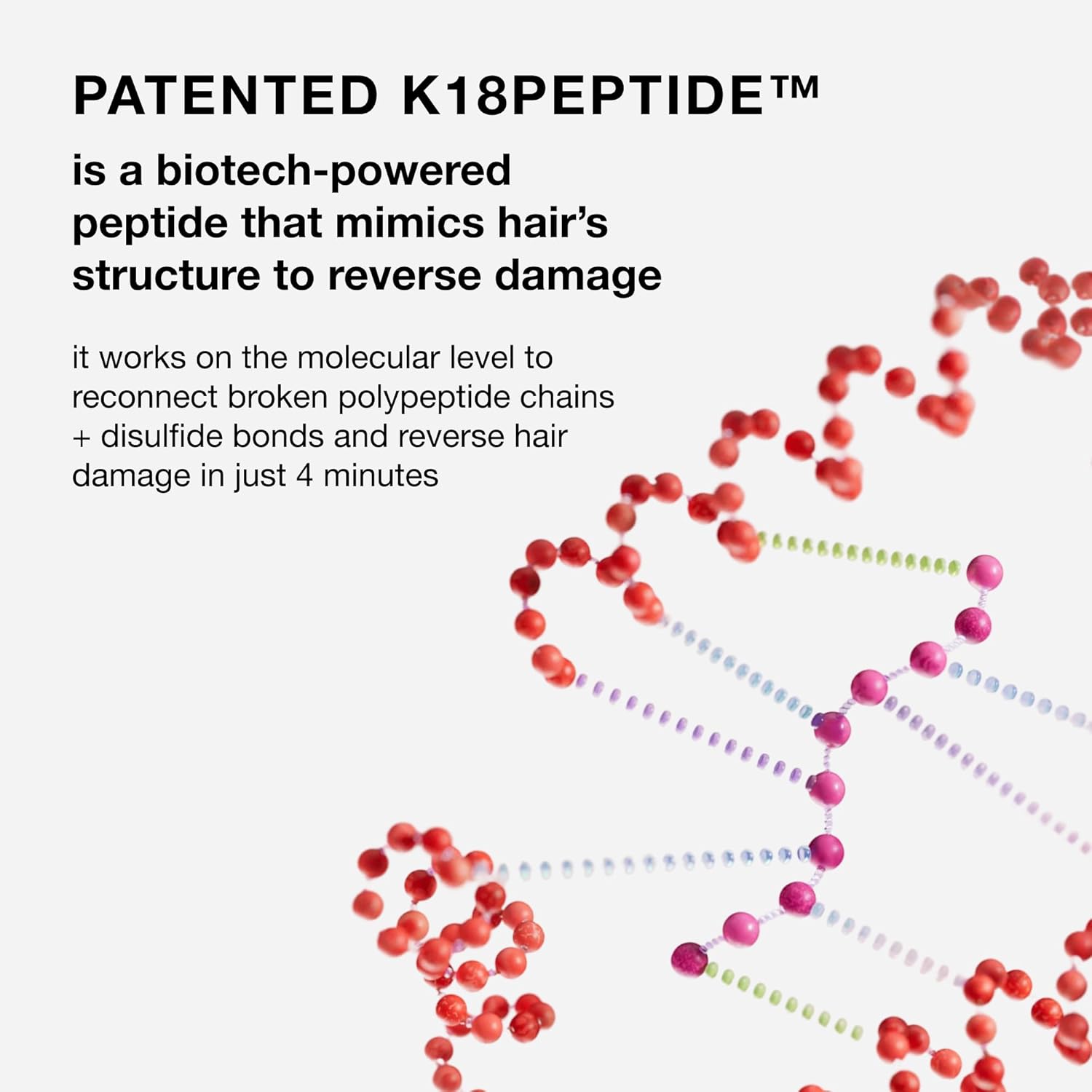 K18 Leave-In Molecular Repair Hair Mask, Patented, Lasting Repair For Dry, Frizzy, Damaged Hair, Reverse Damage In 4 Minutes From Bleach, Color, Chemical Services + Heat - Image 7