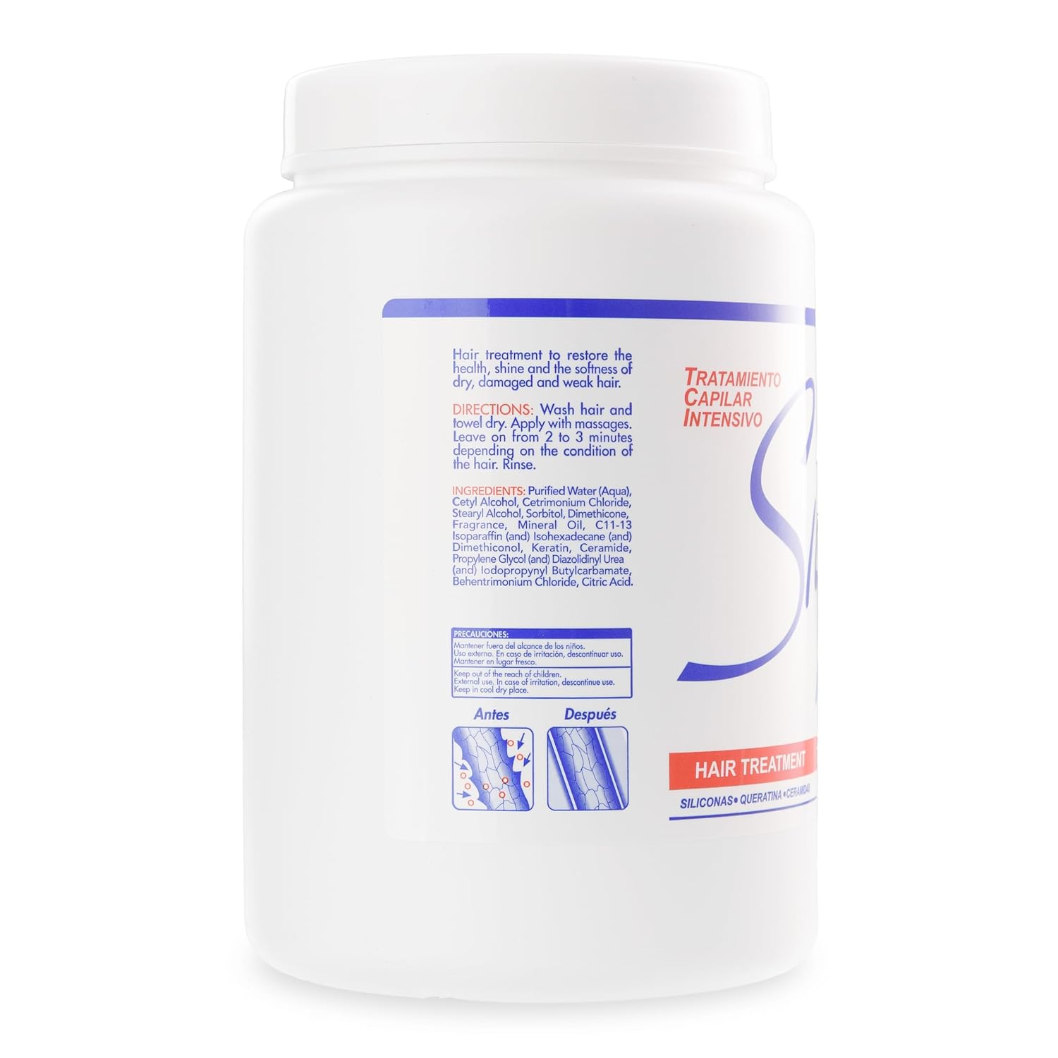 Silicon Mix Deep Conditioning Hair Mask 60 ounces – Intensive Treatment for Dry, Damaged and Brittle Hair, Moisturizing Conditioner for Women to Repair, Control Frizz, Add Shine and Softness. - Image 2