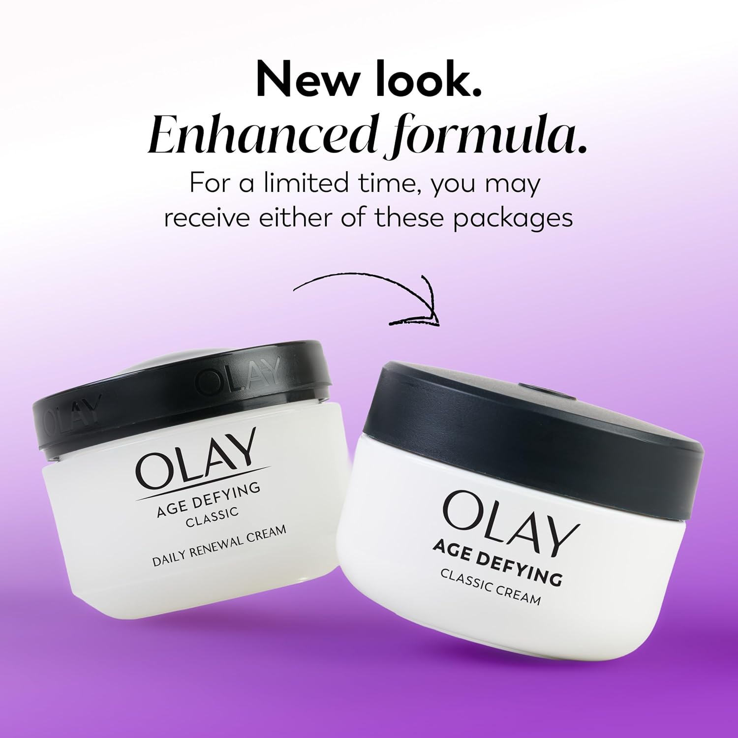 Olay Age Defying Classic Daily Renewal Cream, Face Moisturizer, 2 Oz (Pack of 3) - Image 2