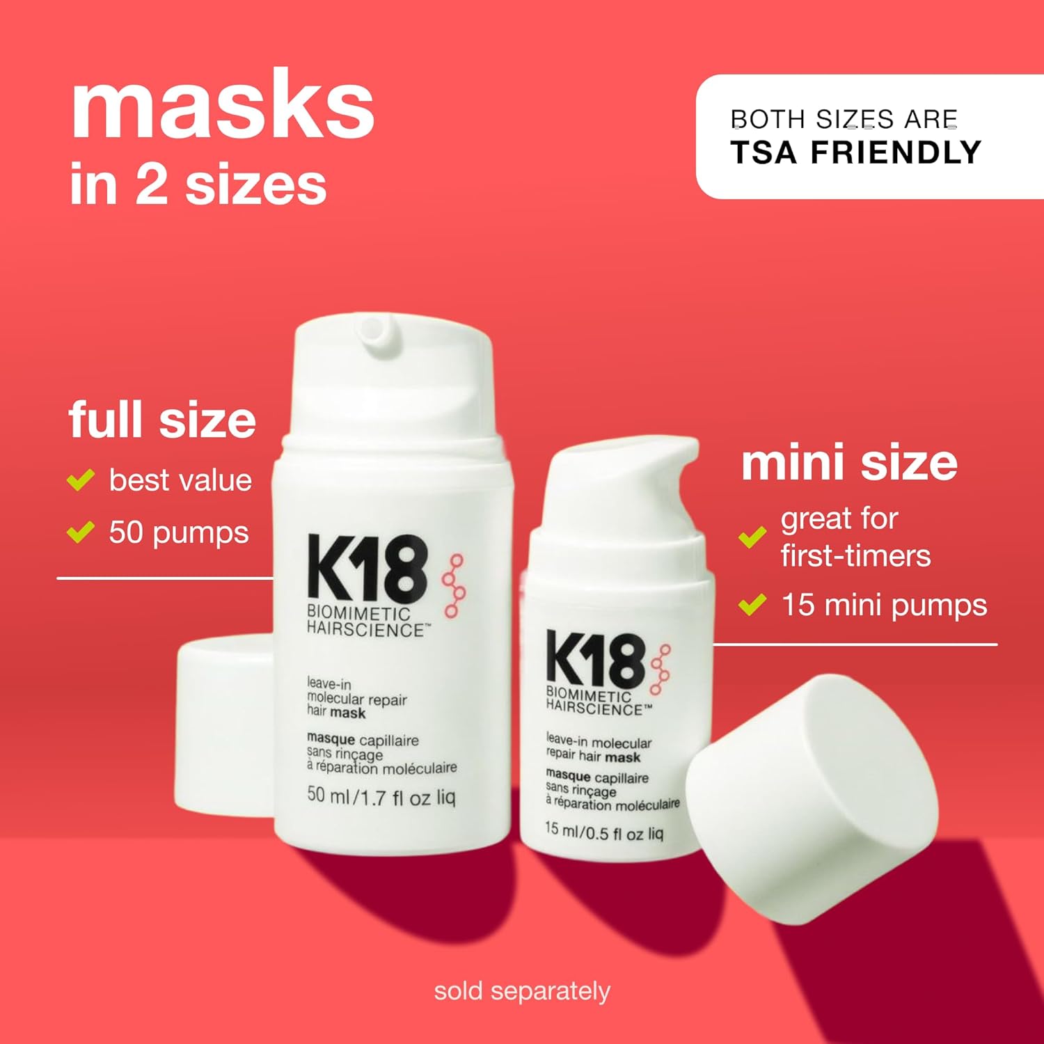 K18 Leave-In Molecular Repair Hair Mask, Patented, Lasting Repair For Dry, Frizzy, Damaged Hair, Reverse Damage In 4 Minutes From Bleach, Color, Chemical Services + Heat - Image 8