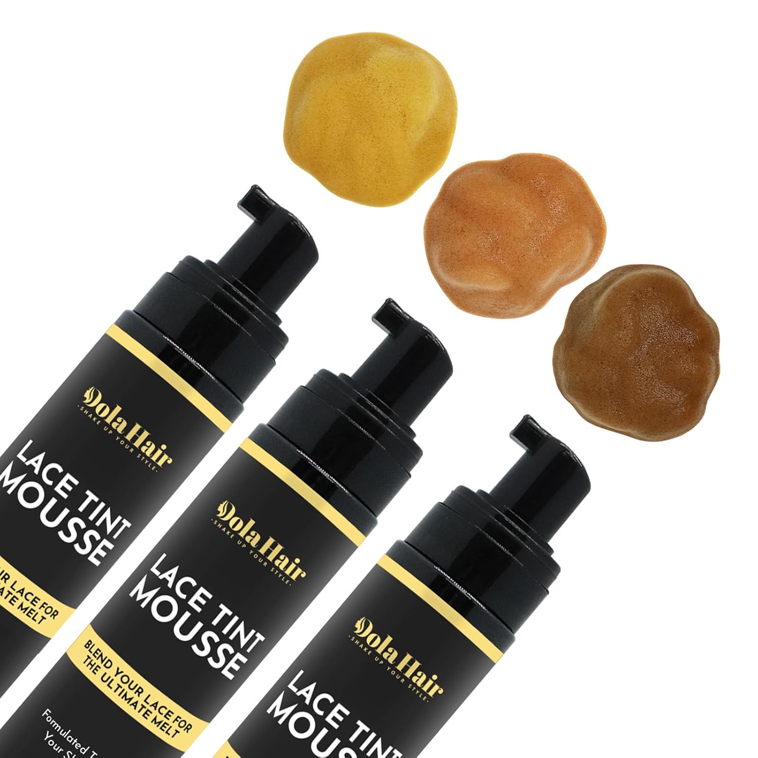 Dolahair Lace Tint Spray Mousse for Lace Front Wigs - Melting Foam, Hair Mousse, Wig Glue, and Installation Kit - Image 2