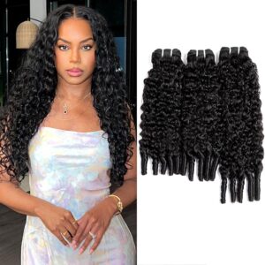 Bundles Human Hair 3C4A Spiral End ...