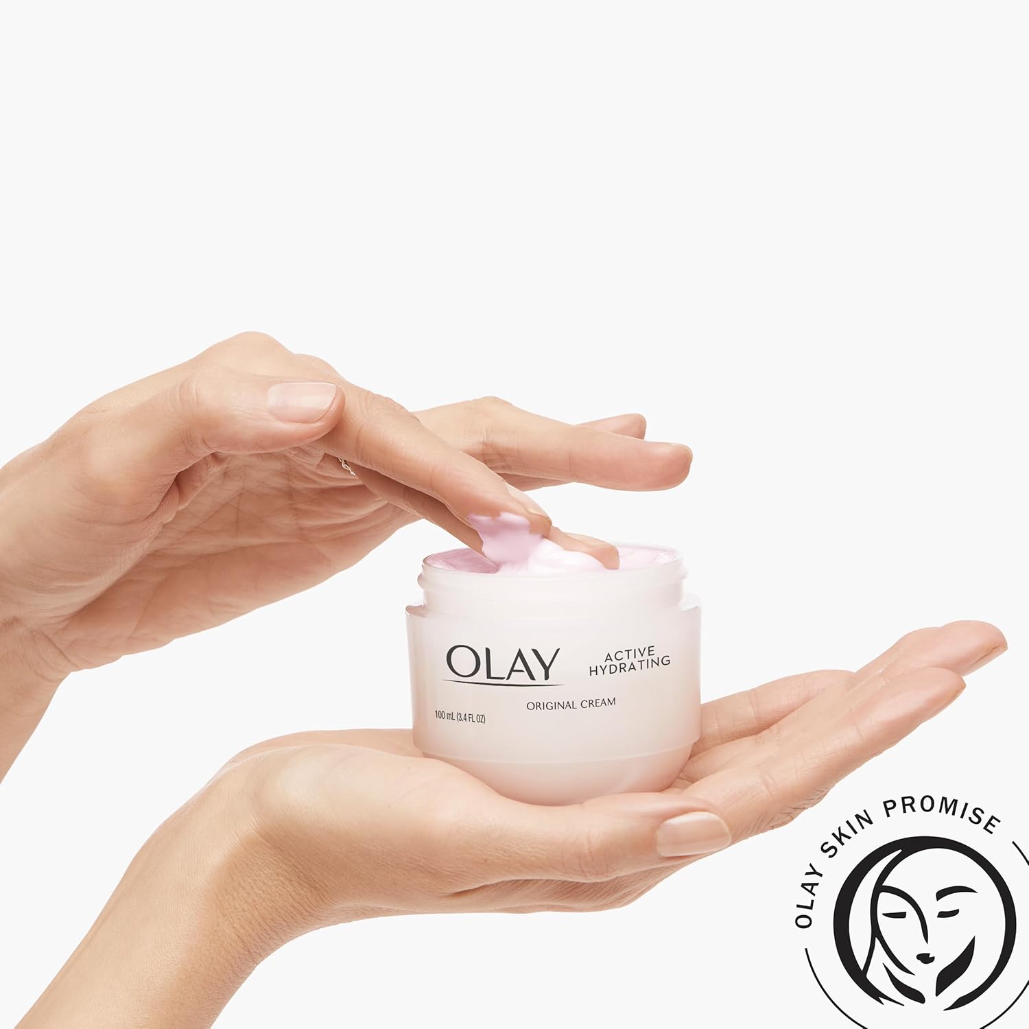 Olay Active Hydrating Cream, Face Moisturizer, 3.4 fl oz - Image 6