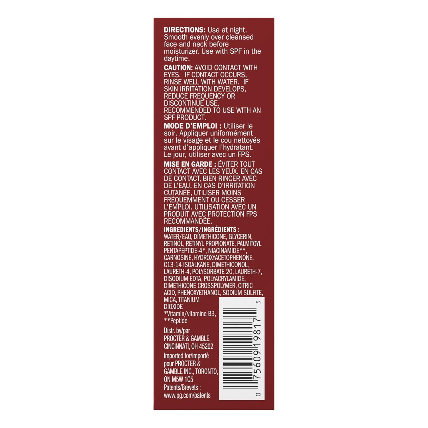 Olay Retinol 24 MAX Night Smoothing Serum, Fragrance – Free, 1.3 Oz - Image 10