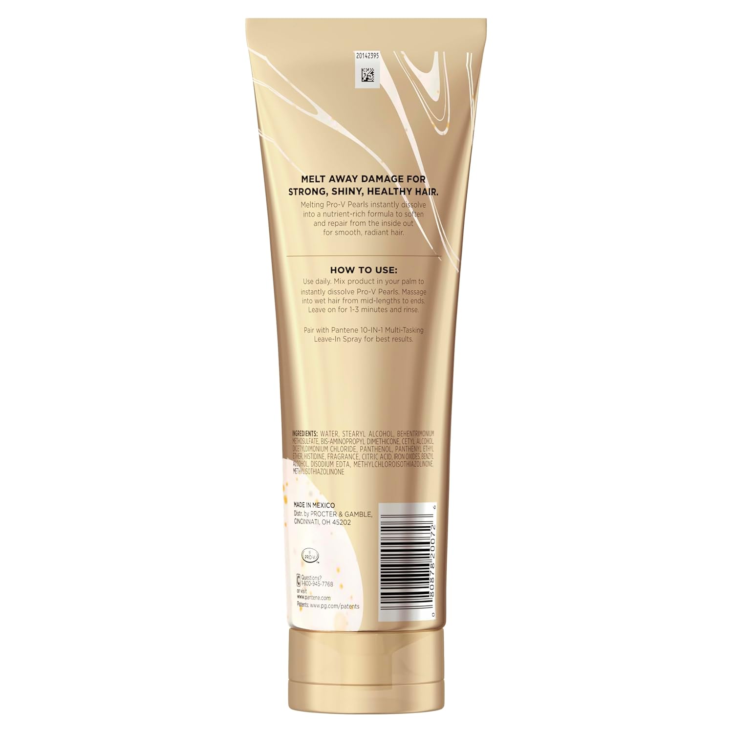 Pantene Miracle Rescue Deep Conditioner with Melting Pro-V Pearls - For Dry, Damaged, or Color-Treated Hair - Intense Moisture & Repair - 8.0 Oz - Image 11