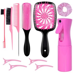 11 Pcs Hair Brush Set, Detangle Hai...