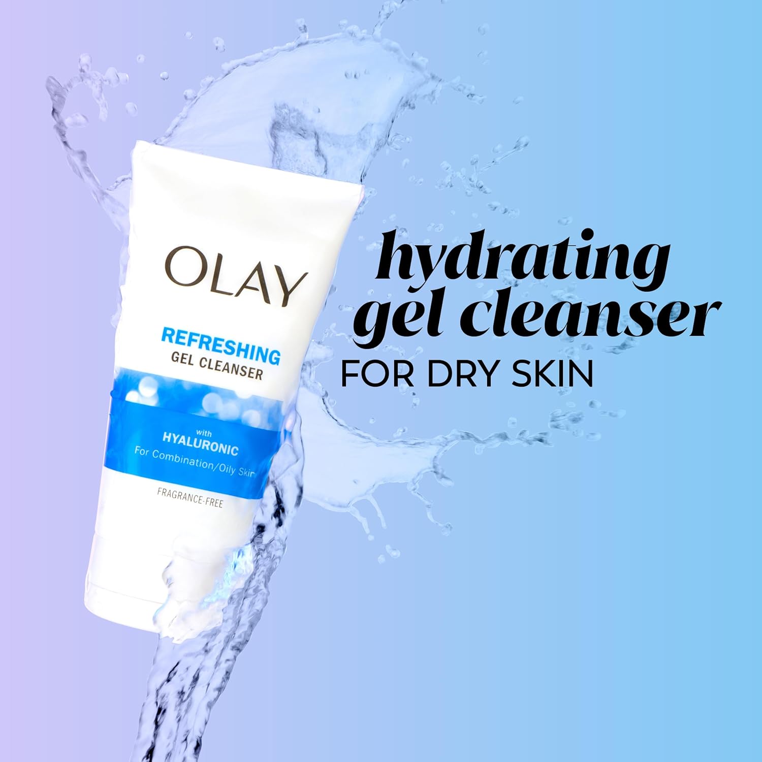 Olay Regenerist Hyaluronic + Peptide 24 Face Wash, Fragrance-Free, 5.0 o - Image 3