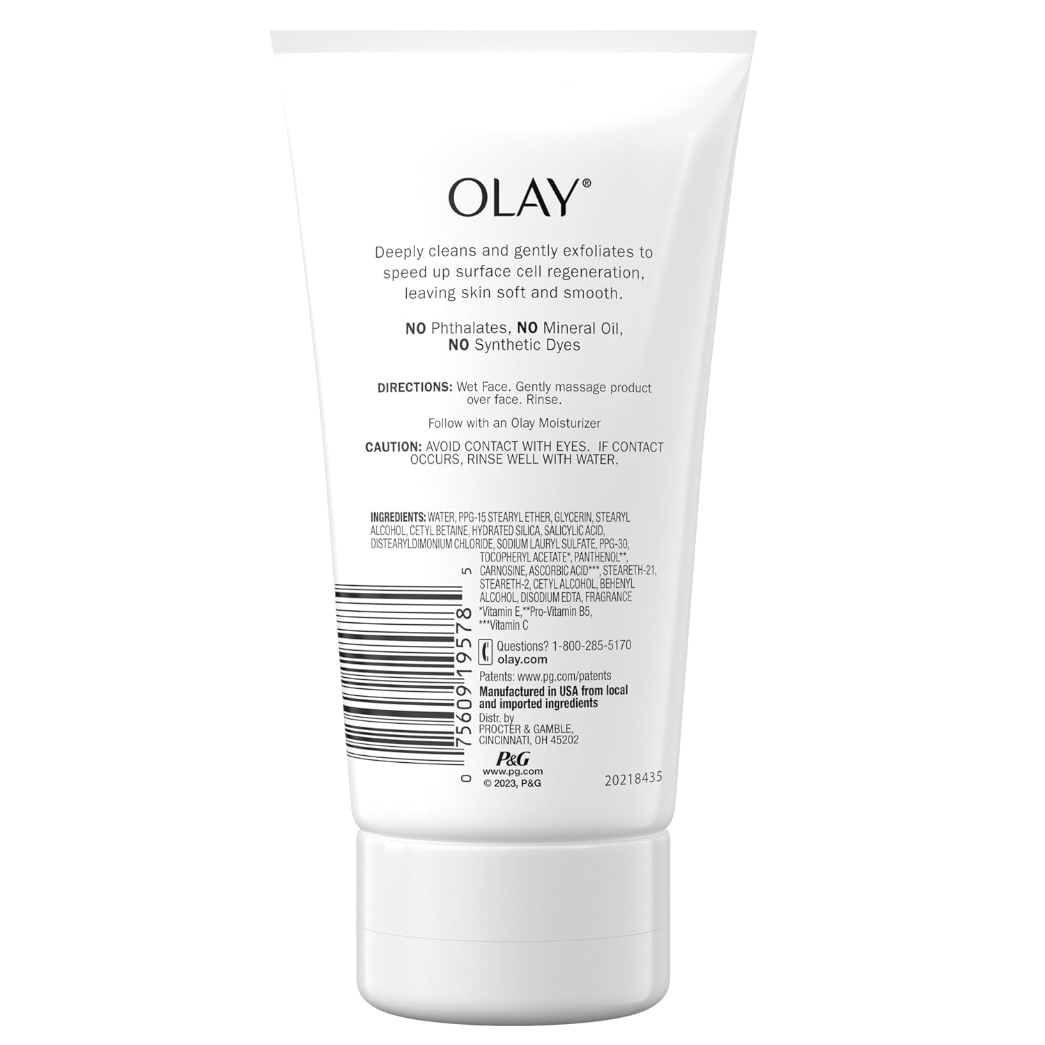 Olay Regenerist Regenerating Cream Cleanser Face Wash, 5 Fl Oz - Image 8