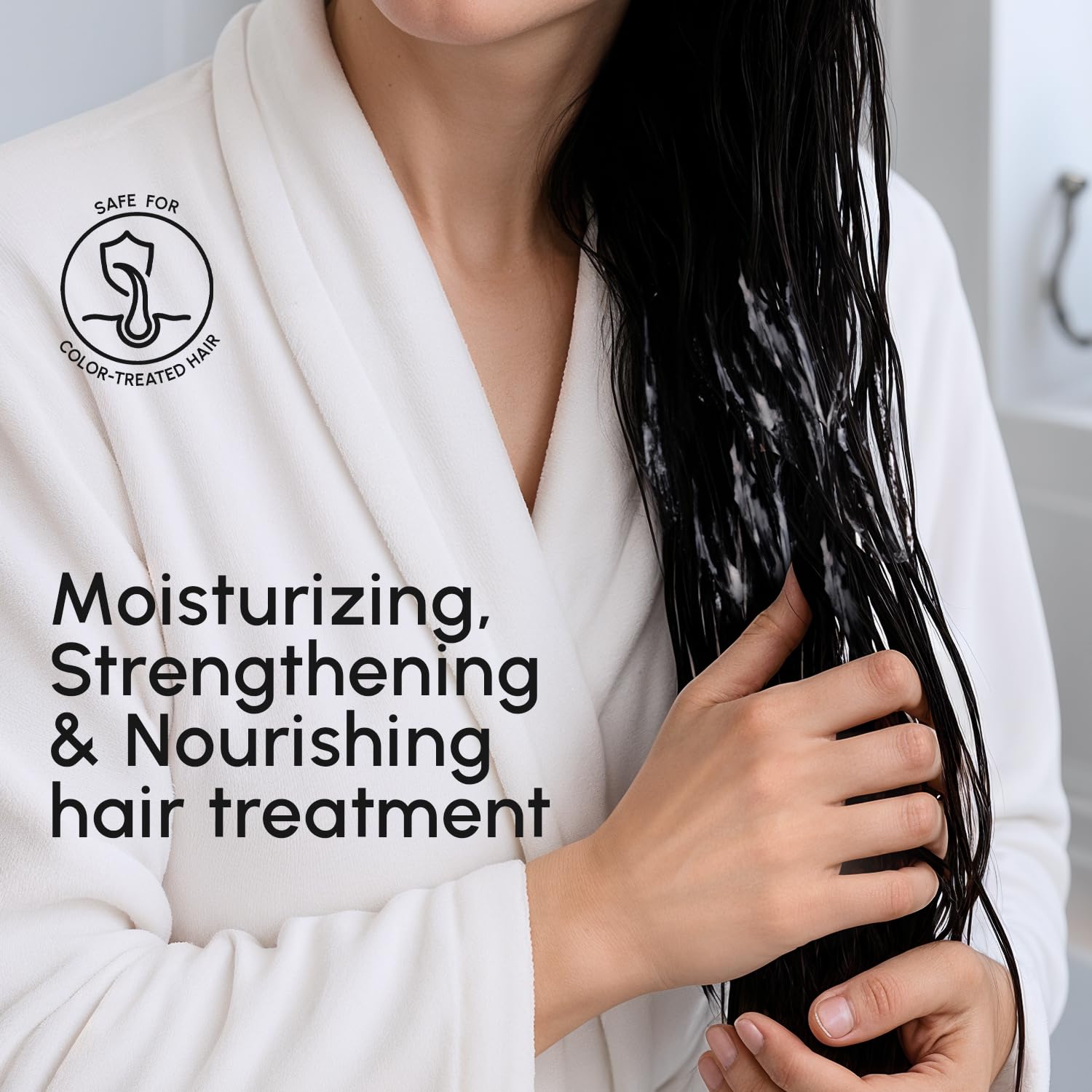 MAREE Leave-In Conditioner Hair Gloss for Dry Damaged Hair, Leave-In Conditioner for Curly Hair, Color Treated - Image 4
