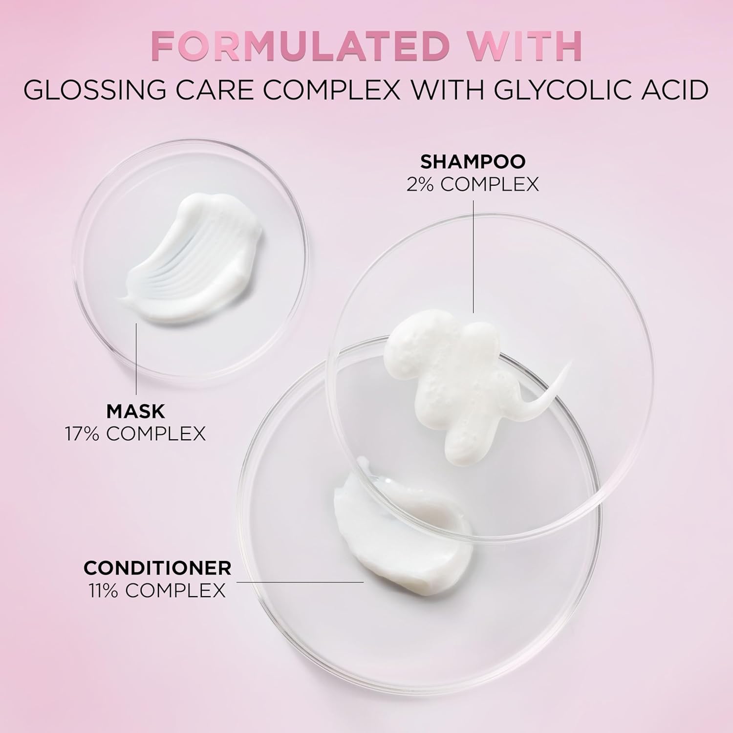 L'Oreal Paris Sulfate Free Glossing Lamination Hair Mask, 5-Minute Rinse-Off Hair Treatment with Glycolic Acid for Glass Shine, Smoothness & Soft Feel, Color Caring, EverPure, 5.1 Fl Oz - Image 10