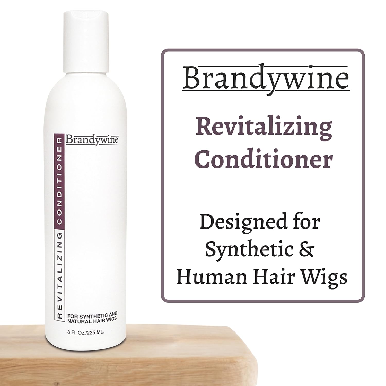 Brandywine Conditioner for Synthetic Wigs, Natural Hair, Hairpieces & Toupees - 8 Ounce - Image 2