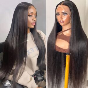 DULOVE Lace Front Wigs Human Hair 1...
