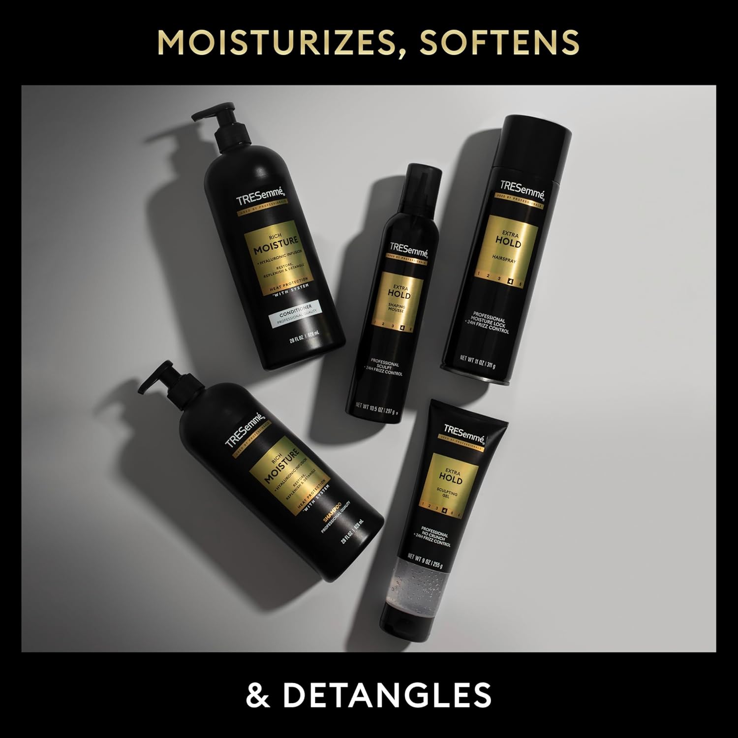 TRESemmé Rich Moisture Moisturizing Conditioner with Pump for Dry Hair Formulated With Pro Style Technology 39 Fl Oz - Image 5