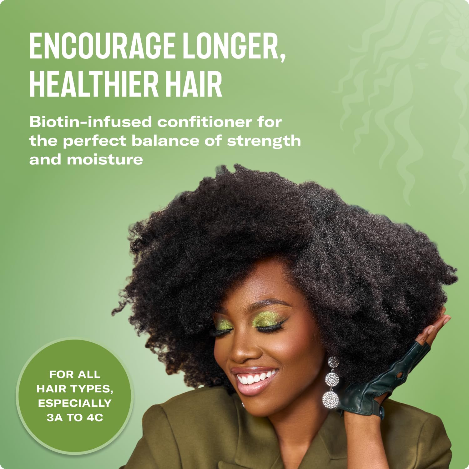 Mielle Organics Rosemary Mint Strengthening Hair Conditioner for Women & Men - Biotin Infused Detangling & Hydrating Conditioner to Increase Manageability & Support Longer, Healthier Strands, 12 oz - Image 3