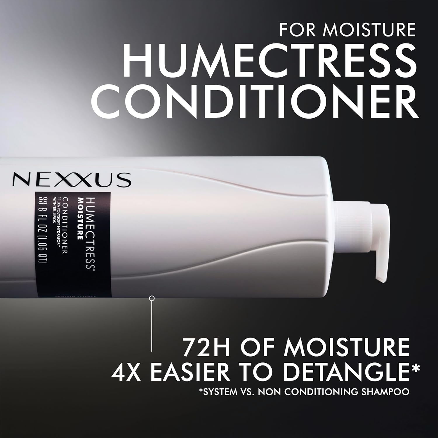 Nexxus, Humectress Conditioner for Ultimate Moisture for Dry Hair Powered by Polysoft Hydrator Technology with Tri-lipids, 33.8 Ounce - Image 5