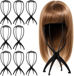 Tecbeauty 9 Pcs Wig Stand, Portable...