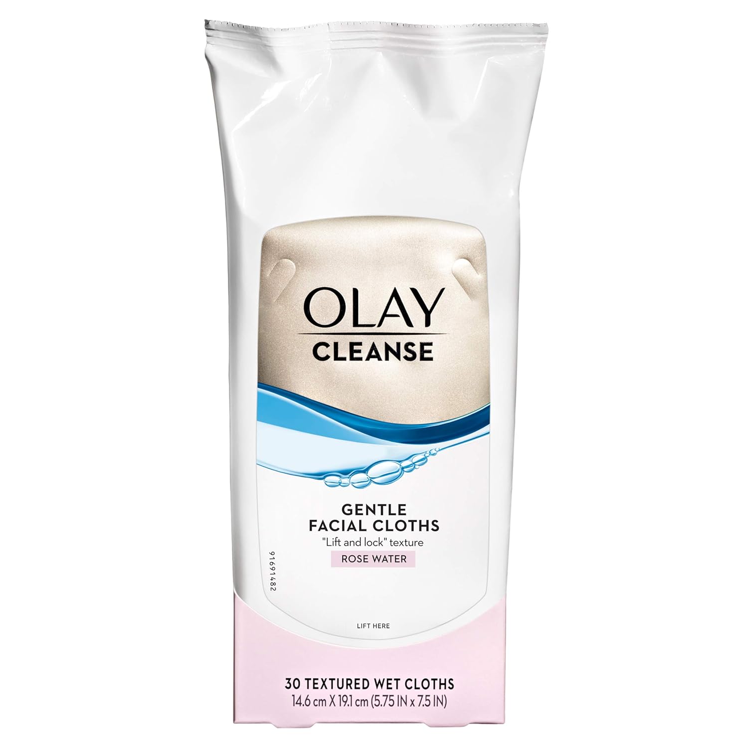 Olay Cleanse Makeup Remover Cleansing Face Wipes, Daily Facial Towelettes, Rose Water, 25 Count, 3 Pack - Image 7