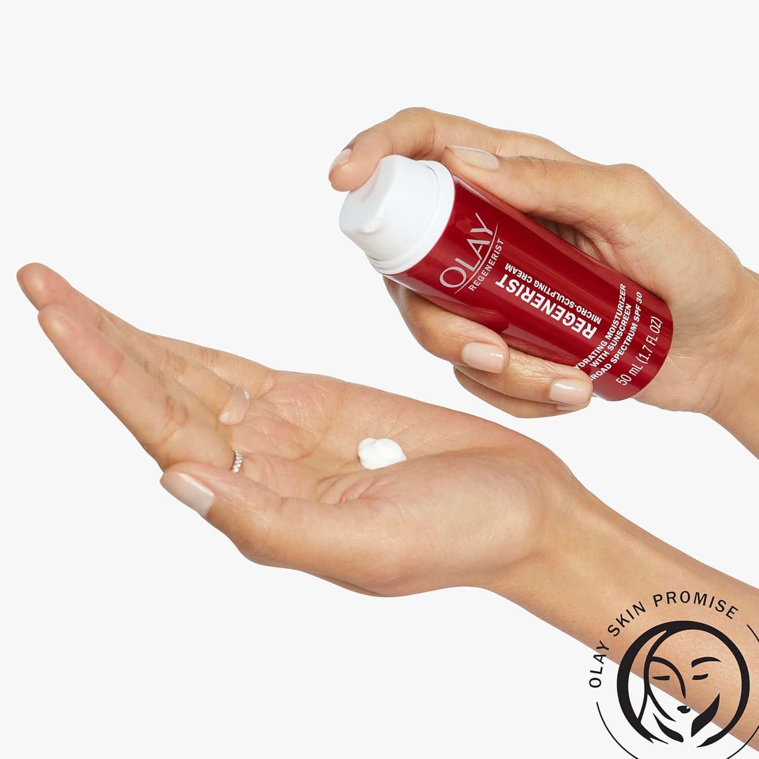 Face Moisturizer by Olay Regenerist Micro-Sculpting Cream Face Moisturizer with SPF 30 Broad Spectrum 1.7 oz - Image 3