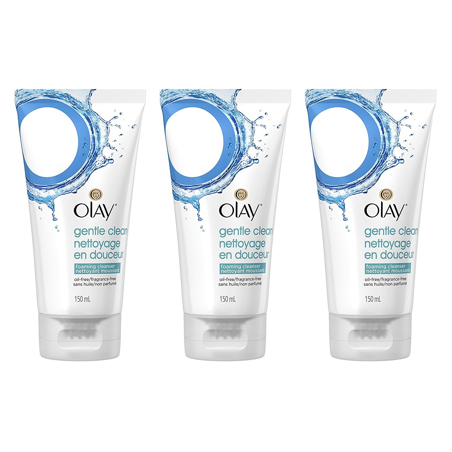 Face Wash by Olay Gentle Clean Foaming Cleanser 5 oz (Pack of 3)