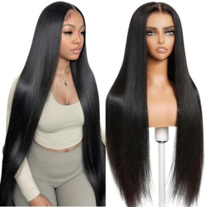DULOVE Straight Human Hair Lace Fro...