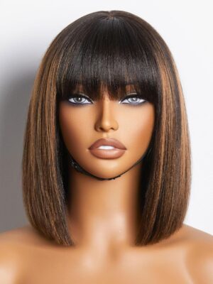 LUVME HAIR 10 Inch Yaki Straight Bo...