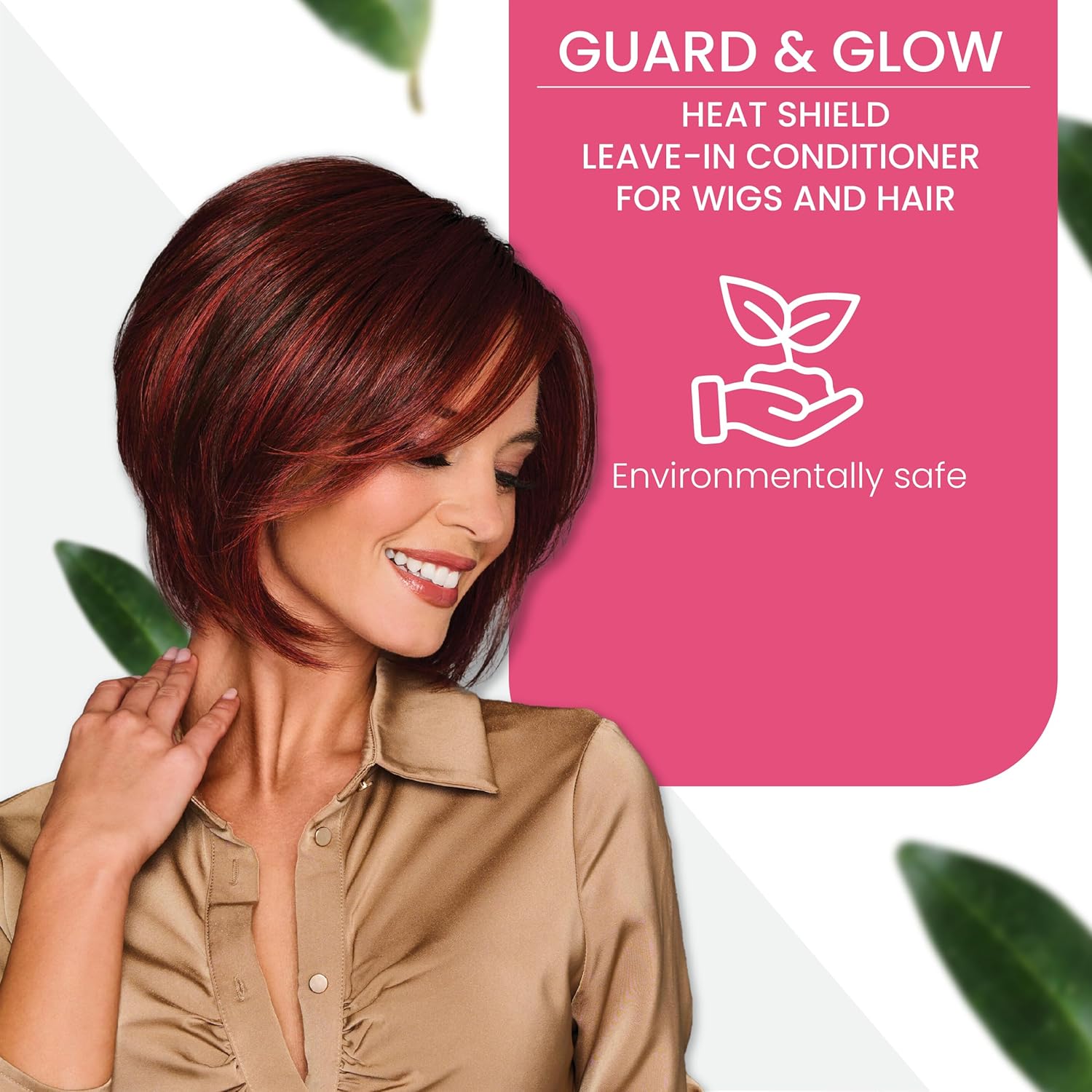 Hair u wear Raquel Welch Leave-in Conditioner and Heat Styling Protector, for Wigs and Hair Extentions - 8 Fl Oz - Image 4
