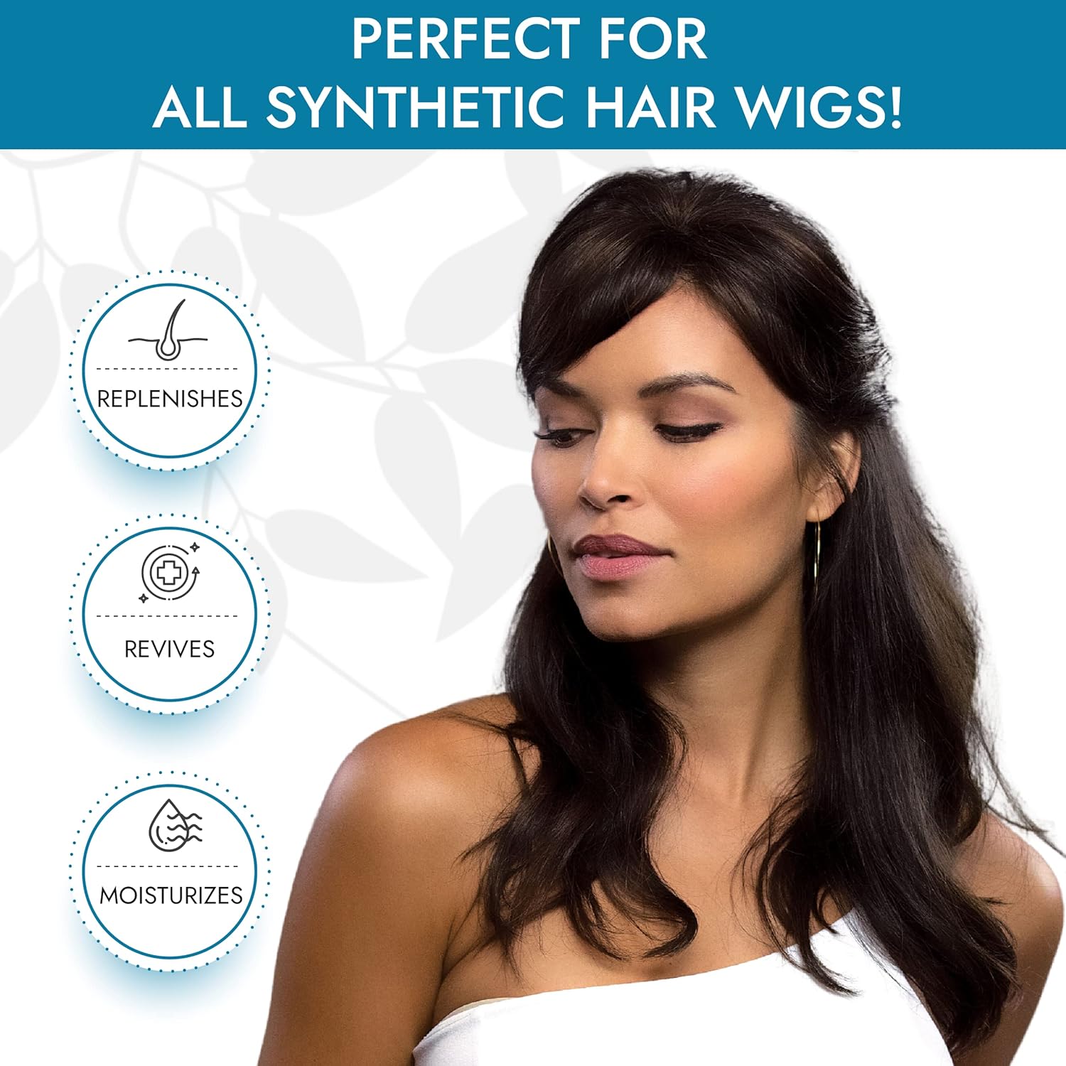Rene of Paris Hair Conditioner For Synthetic Wigs,Hair Extensions & Accessories (8 oz) - Image 3
