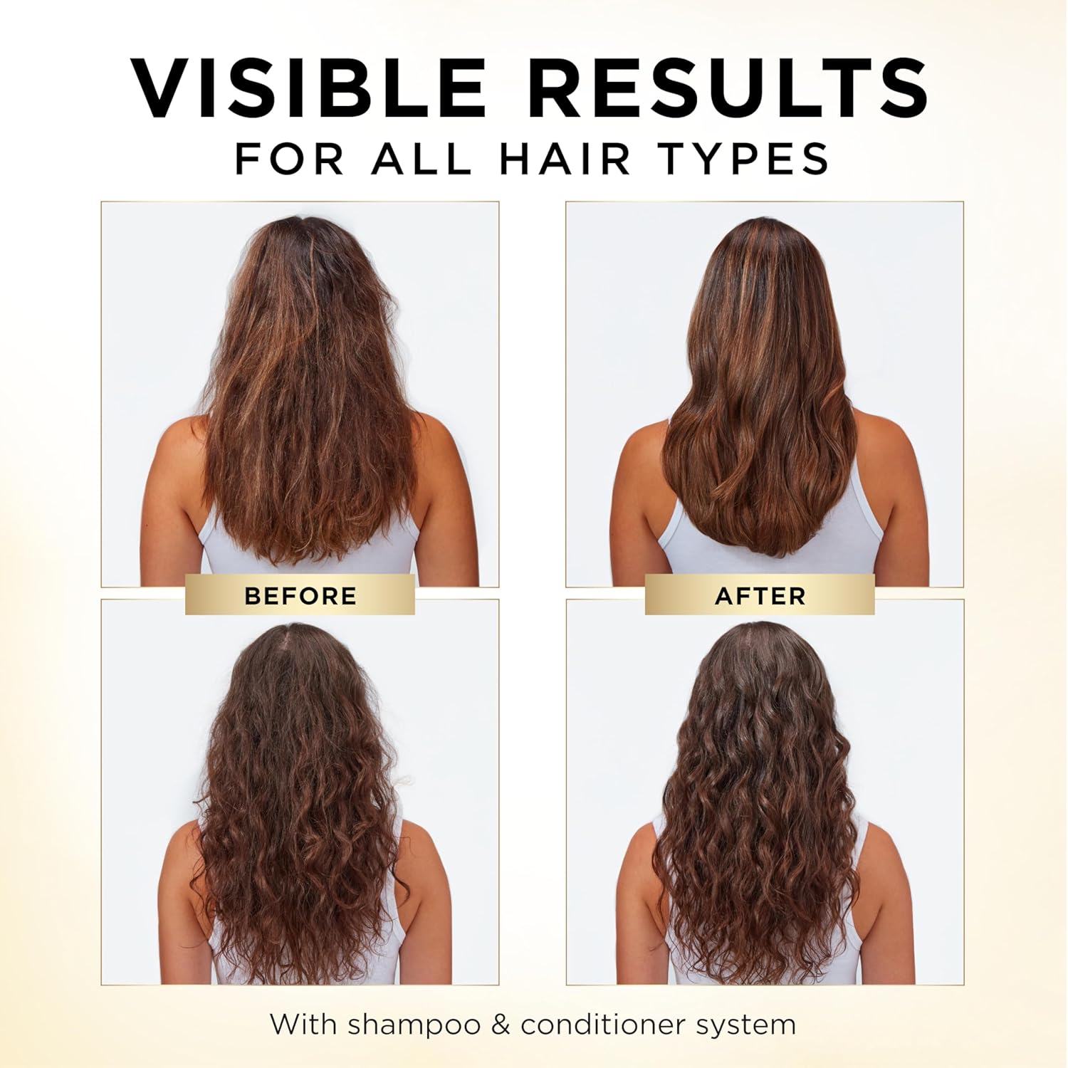 Pantene Conditioner, Daily Moisture Renewal - Pro-V Nutrients for Dry, Color-Treated, Straight to Curly Hair, 72 Hour Hydration & Softness, Paraben Free, Cleanses, Strengthens Bonds, 25.1 Fl Oz - Image 4