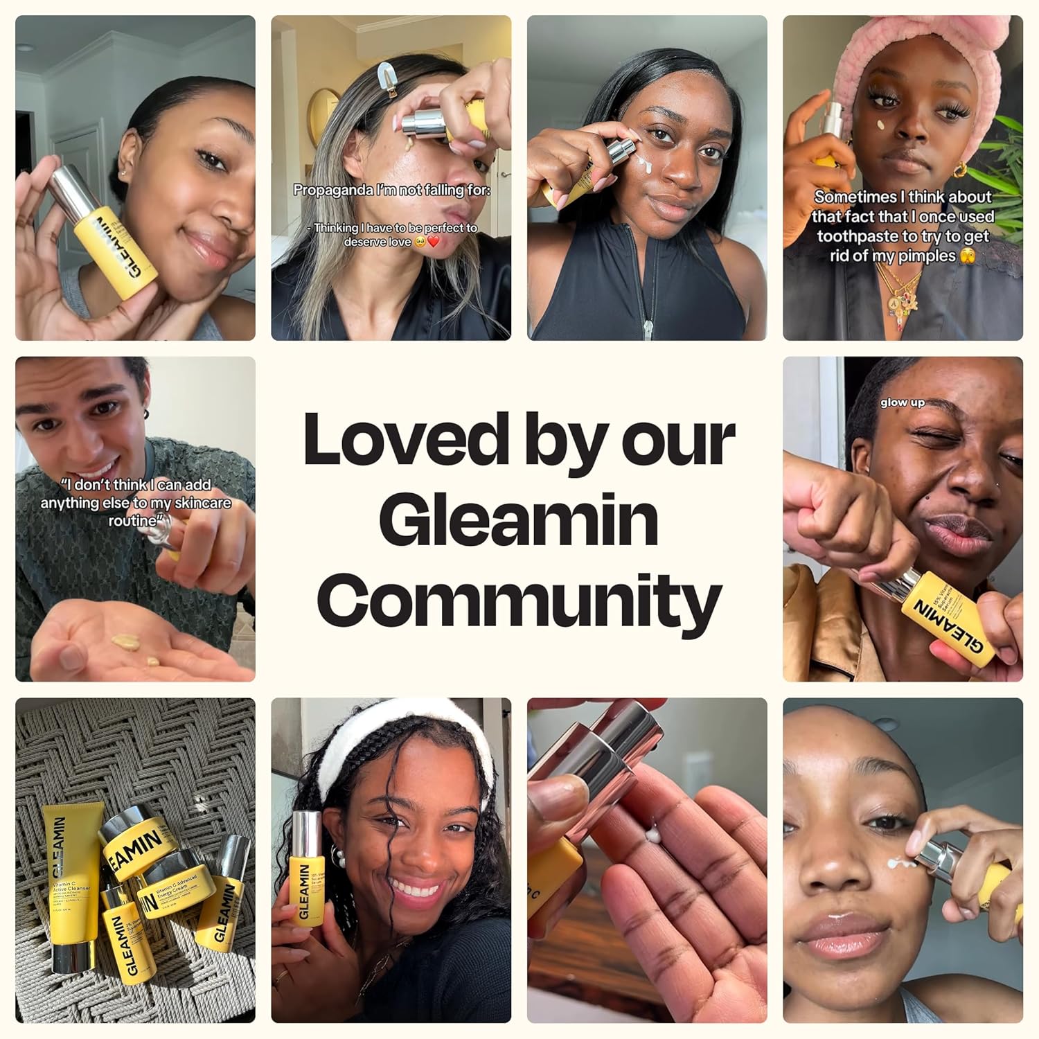 Gleamin Superactive Vitamin C Serum for Face - 15% Vitamin C with Niacinamide, Bakuchiol & Hyaluronic Acid - Brightening Facial Treatment for Uneven Tone, Dark Spots & Radiant Glow - 1 fl oz - Image 4