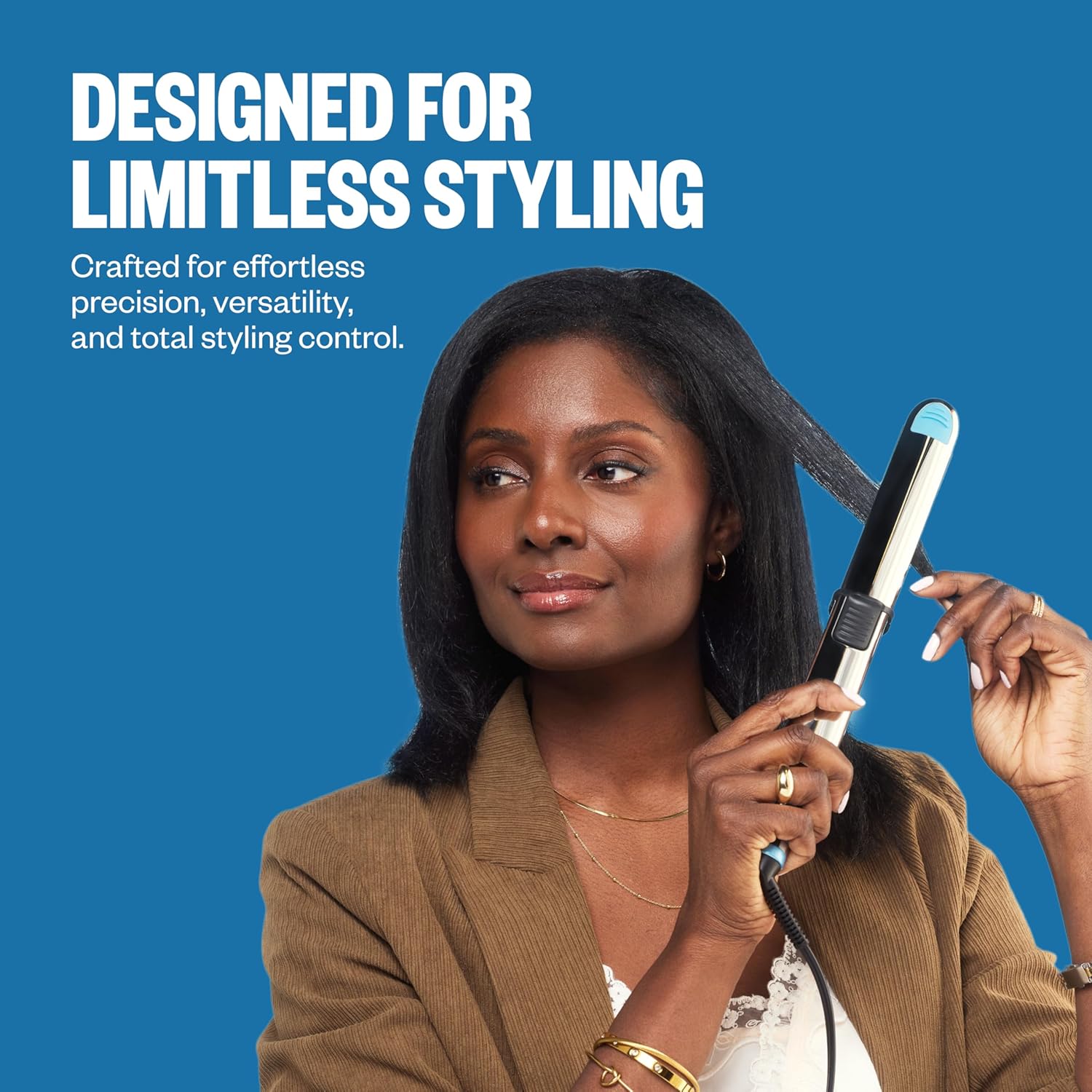 BaBylissPRO Nano Titanium Prima Ionic Hair Straightener – Professional Flat Iron & Curling Iron in One for Stylists, Pro Styling Hair Tool - Image 2