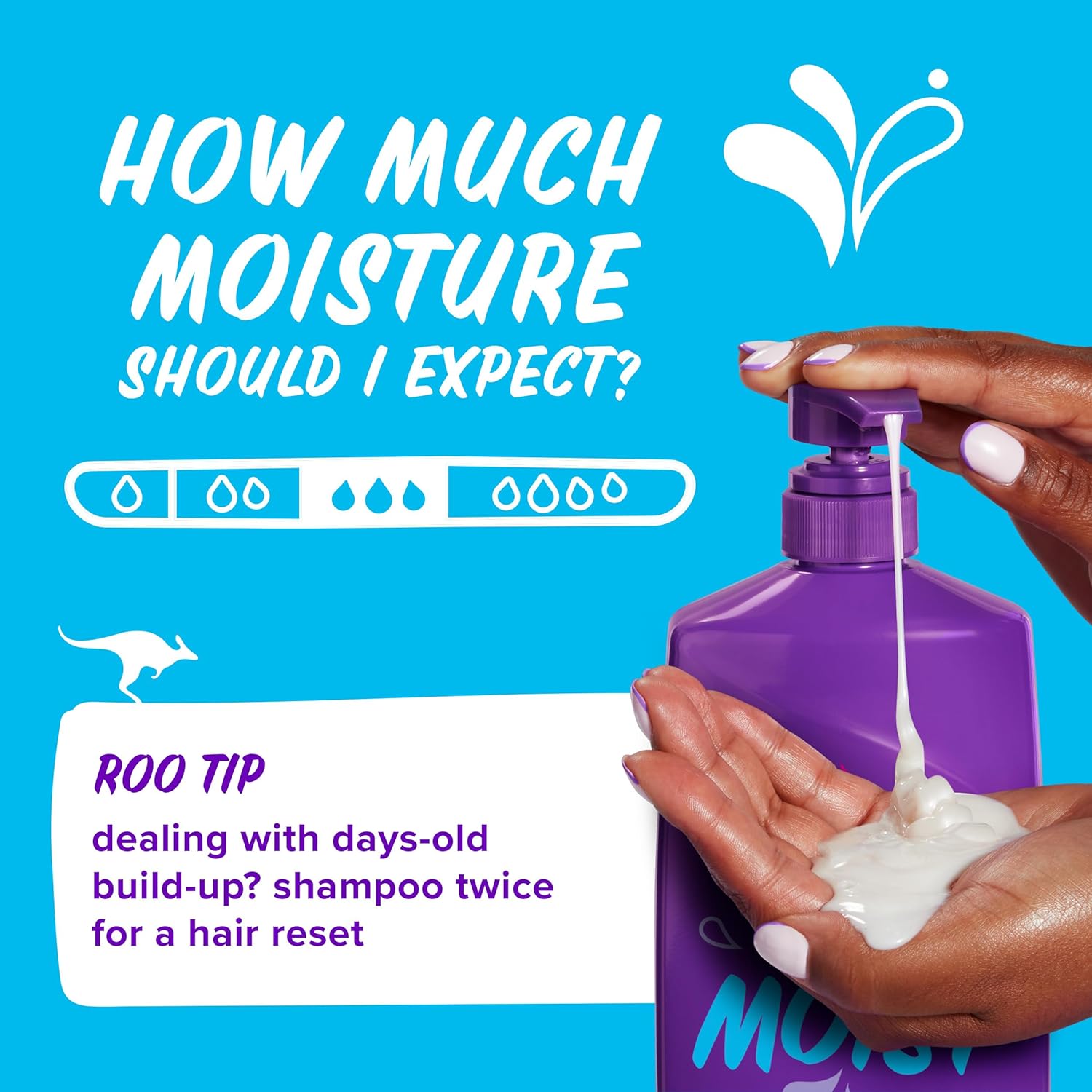 Aussie Miracle Moist Shampoo: Hydrating & Gentle Cleansing Treatment with Avocado & Jojoba Oil, 26.2 Fl Oz - Image 5