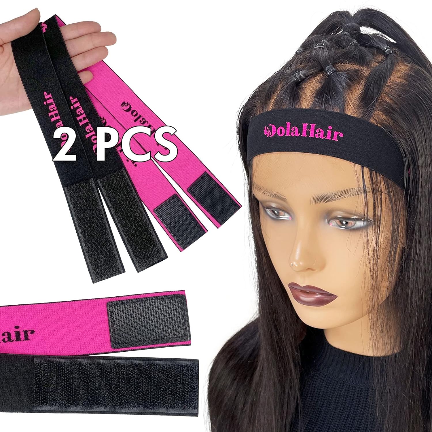 Dolahair Lace Tint Spray Mousse for Lace Front Wigs - Melting Foam, Hair Mousse, Wig Glue, and Installation Kit - Image 6