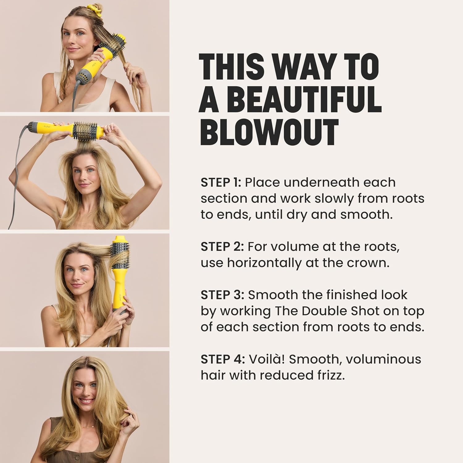 Drybar Blow-Dryer Shot Collection | Faster Blowouts with Tons of Volume and Less Frizz | Choose The Barrel Size Best for Your Hair Length and Desired Style - Image 6