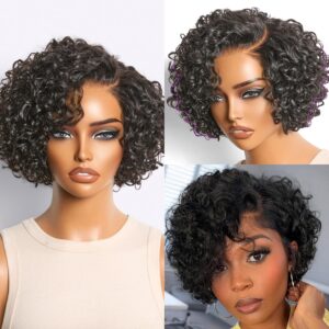 LUVME HAIR 6″ Curly Glueless ...