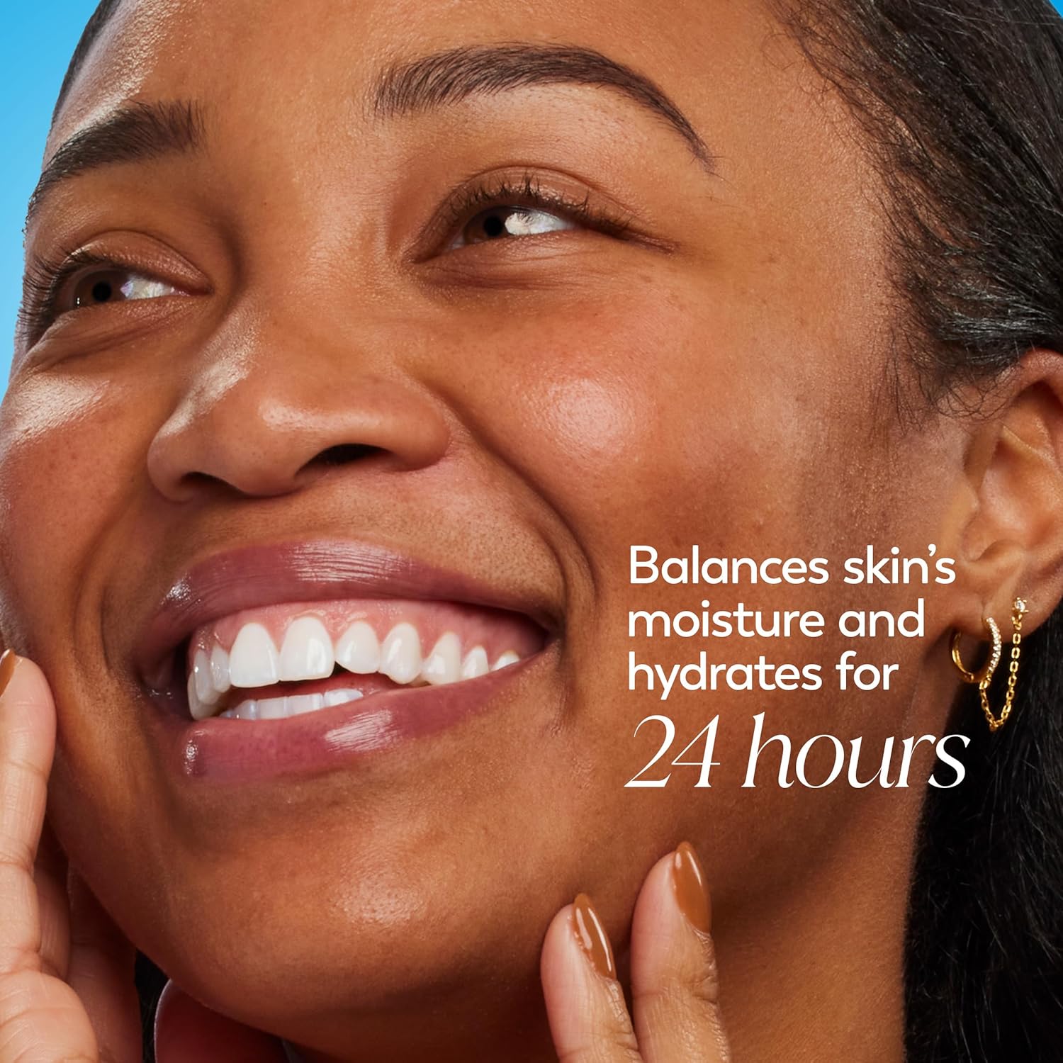 Olay Hyaluronic Acid Face Moisturizer, Instant Hydration for Women, Fragrance-Free - Dry Skin Solution, Glowing, Smoothing, Plumping, Renewing - Niacinamide, Amino Peptides 1.7 Oz - Image 6