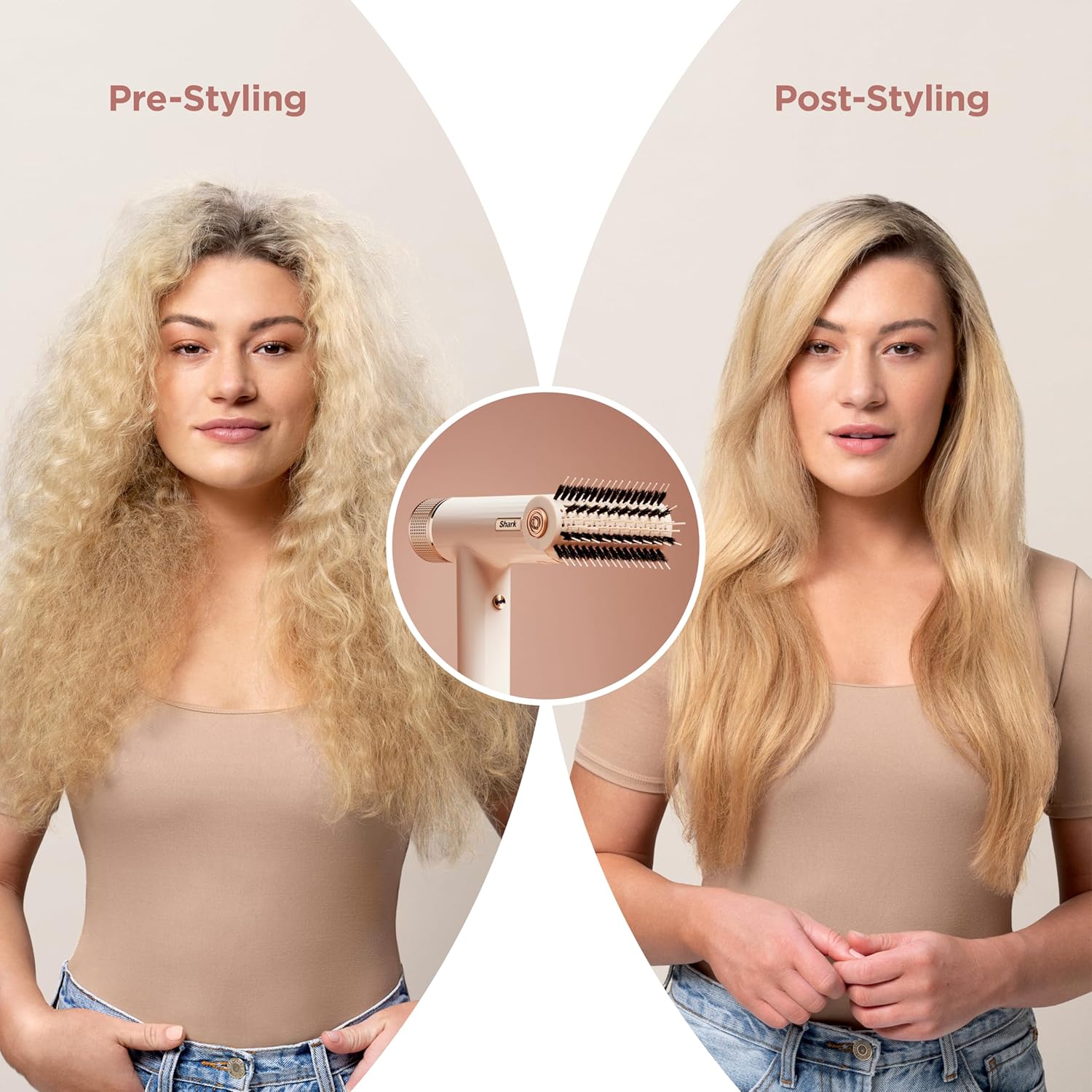 Shark Hair Dryer | SpeedStyle | No Heat Damage Hair Styling Tool | 3 Styling Tools Included | Portable & Powerful Blow Dryer | Best for Straight & Wavy Hair | Silk | HD331 - Image 10