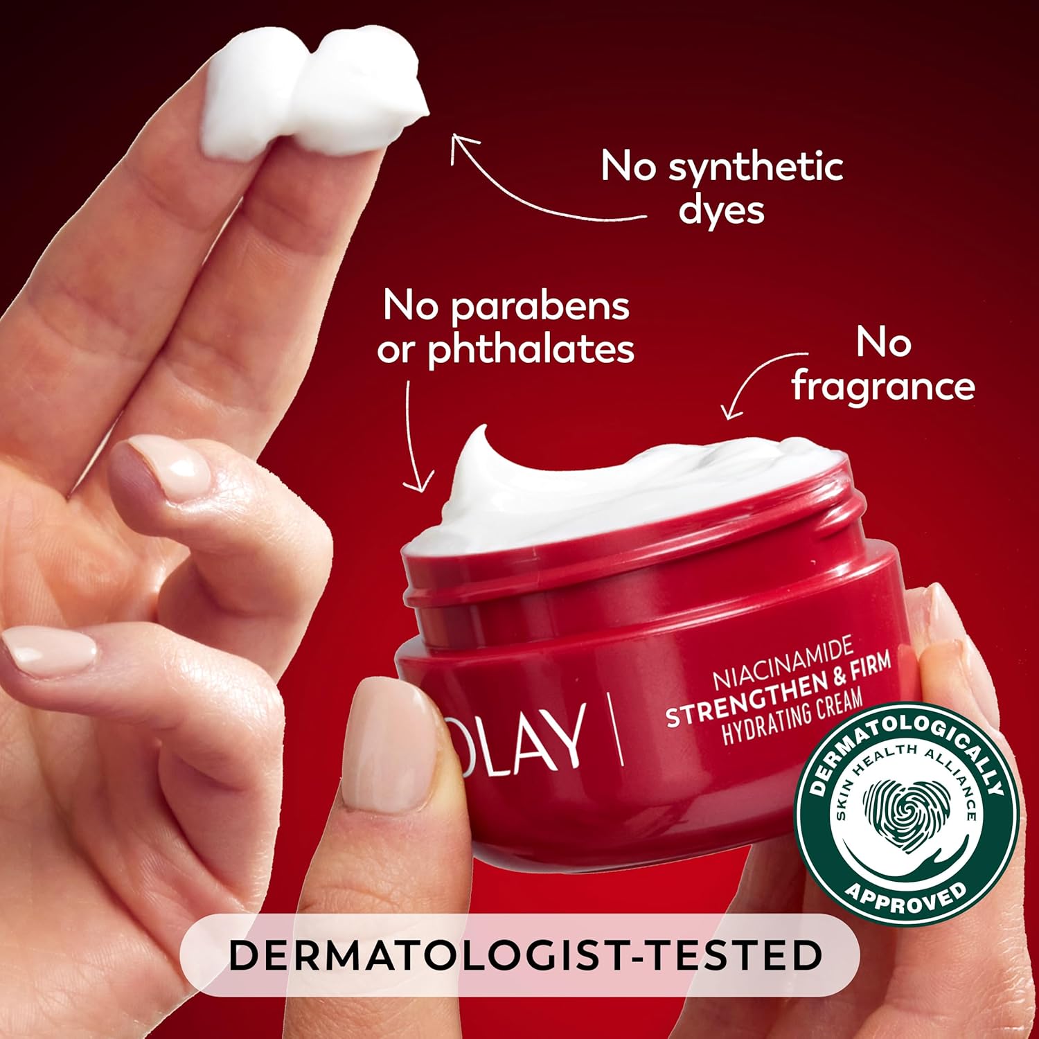 Olay Regenerist Radiance Niacinamide Face Moisturizer: Strong & Firm Cream for Women - Anti-Aging, Anti-Wrinkle, Hydrating & Skin Firming - 2 Oz - Image 6