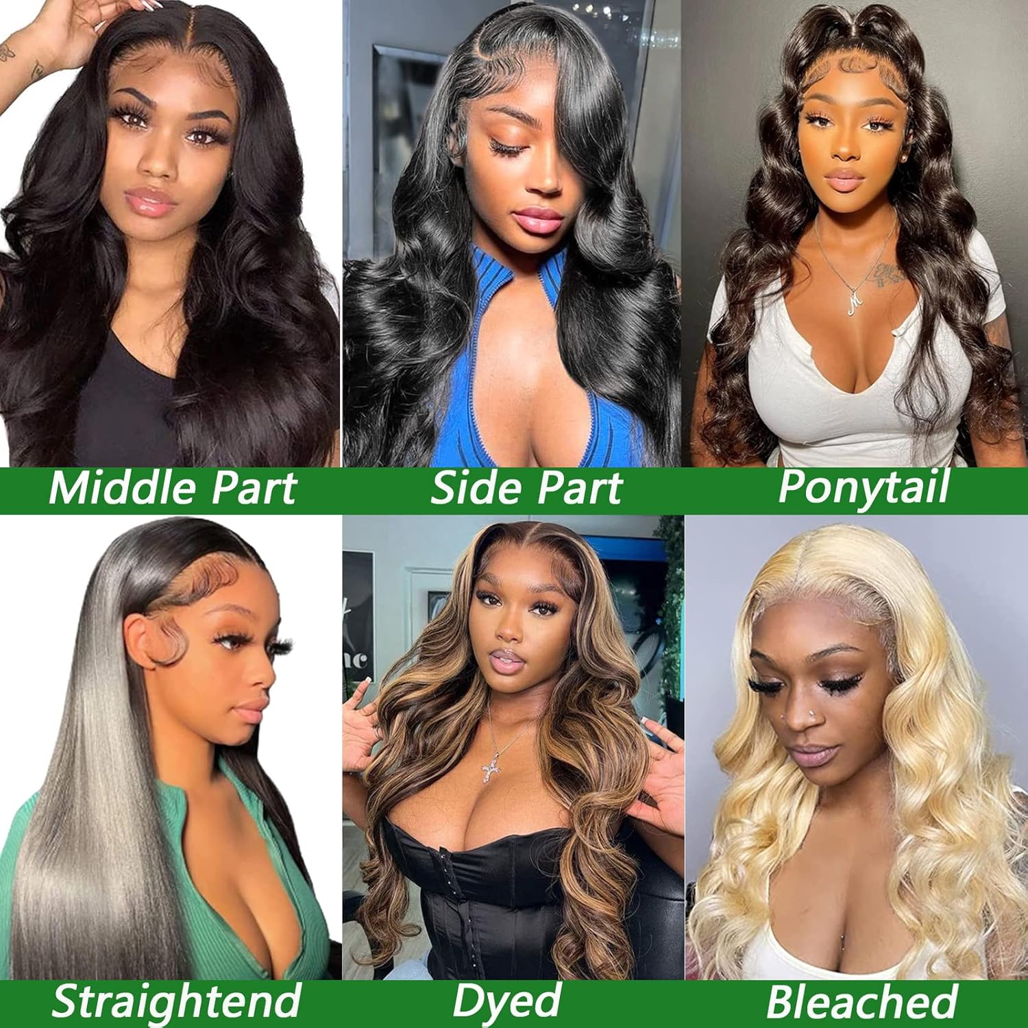 13x6 Lace Front Wigs Human Hair Pre Plucked 180 Density 26 Inch HD Body Wave Lace Front Wigs Human Hair 10A Frontal Wigs Human Hair wigs for Women Glueless Wigs Human Hair Pre Plucked Black wig - Image 3