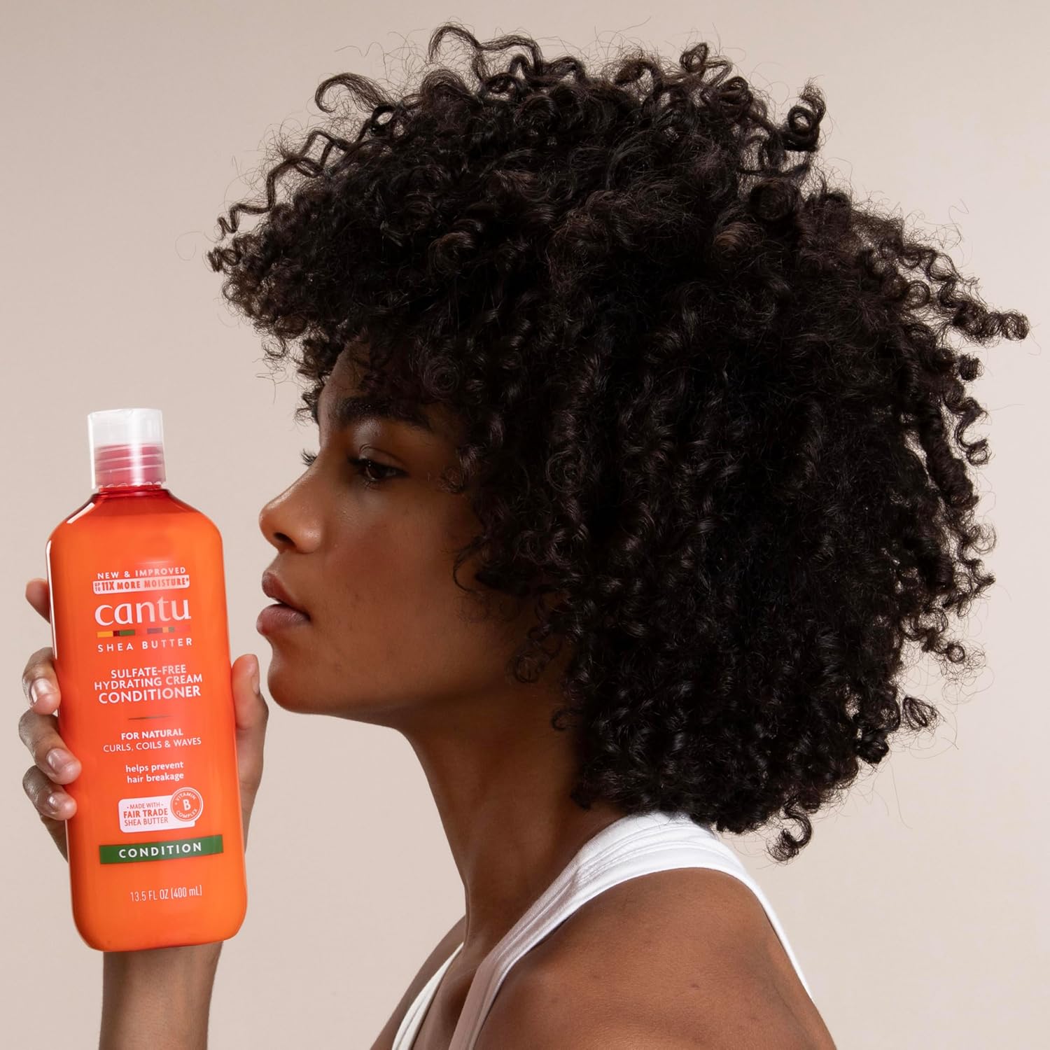 Cantu Shea Butter for Natural Hair Hydrating Cream Conditioner, 13.5 Ounce (07532-12/3EU) - Image 4