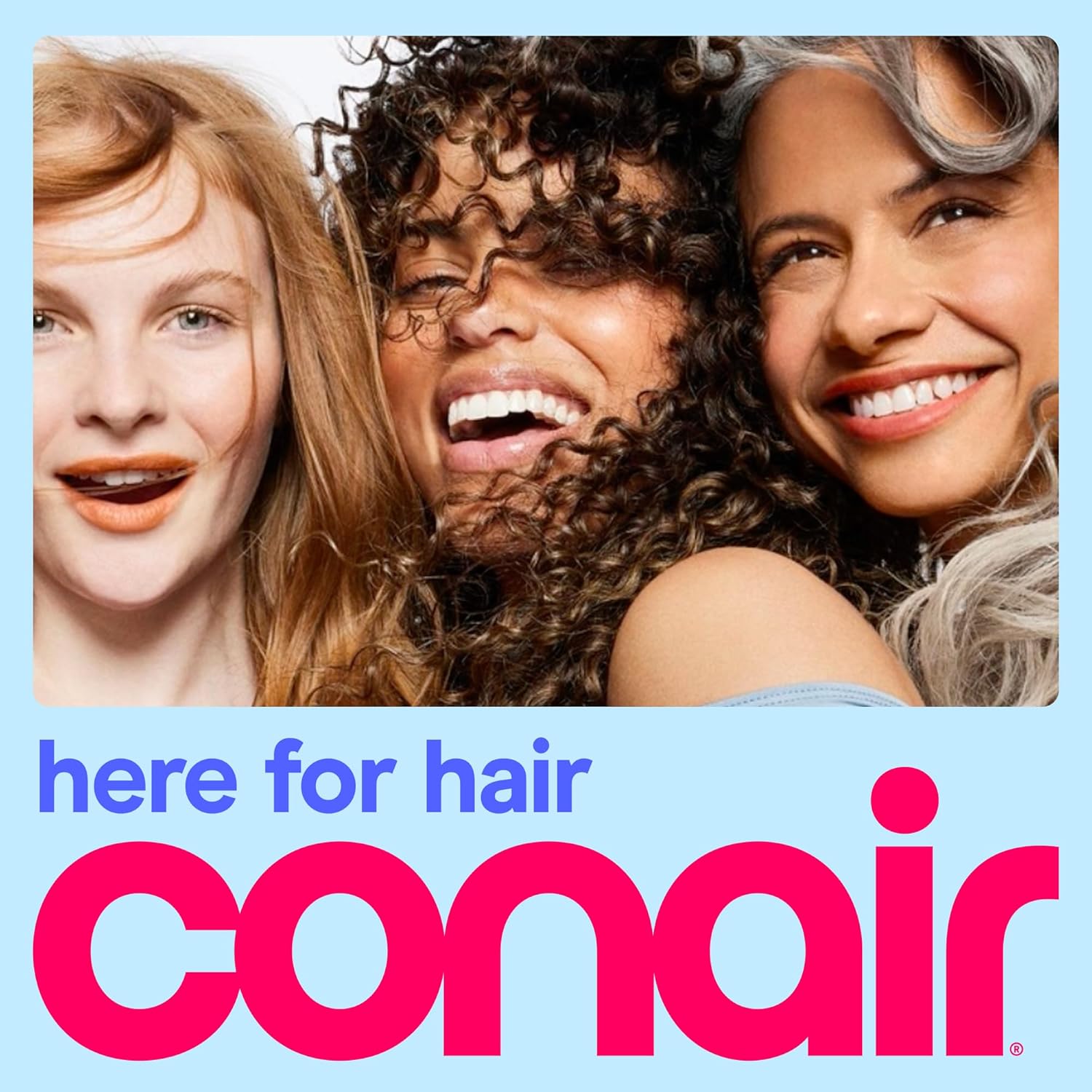 Conair InfinitiPRO Style & Shine Hair Dryer, 1 lb Ultra-Lightweight Blow Dryer with Curl-Defining Diffuser, 1875W, Blue, 527BX - Image 8
