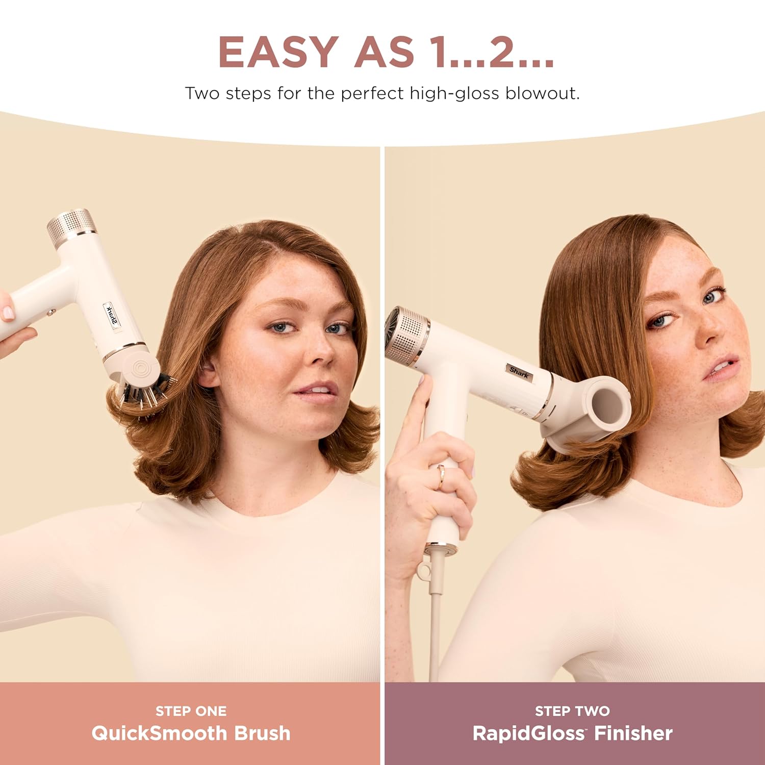 Shark Hair Dryer | SpeedStyle | No Heat Damage Hair Styling Tool | 3 Styling Tools Included | Portable & Powerful Blow Dryer | Best for Straight & Wavy Hair | Silk | HD331 - Image 9