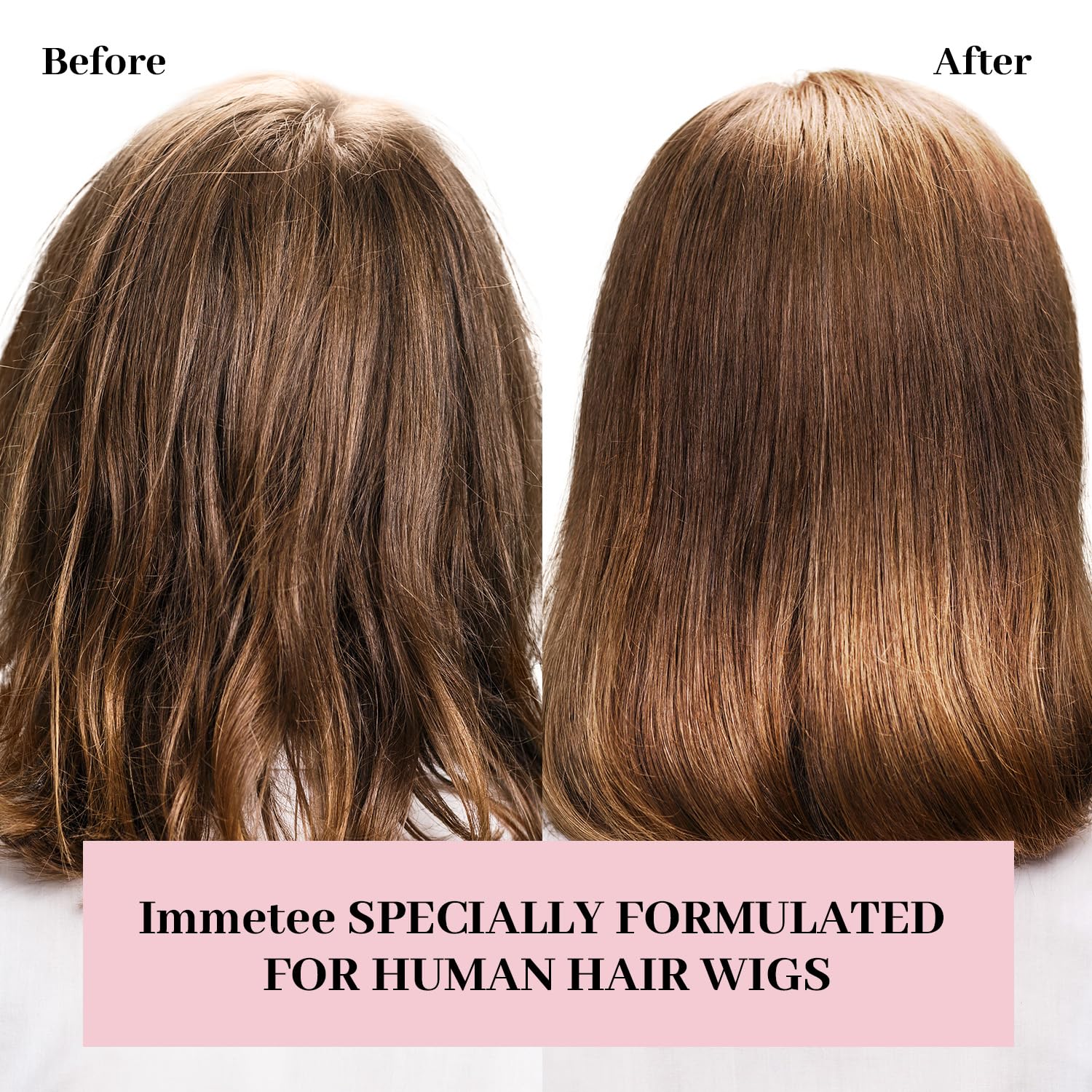 immetee 2 In 1 Wig Shampoo and Wig Conditioner, Extend the Life of a Wig, Wig Shampoo.120ml/4.05fl.oz (1pc) - Image 8