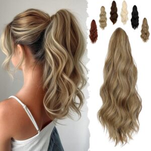 FELENDY 16″ Ponytail Extensio...