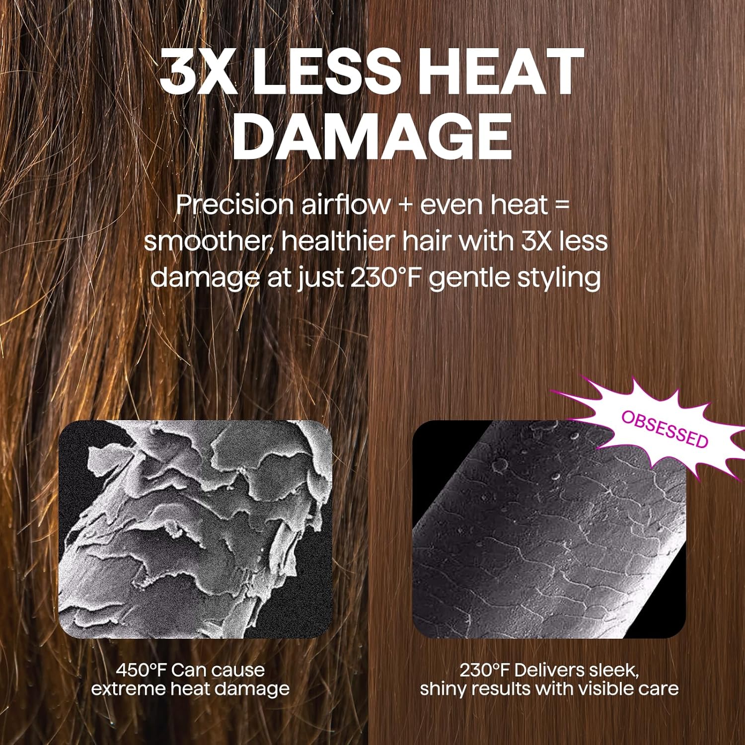 Wavytalk Hair Dryer Brush Set, Air Sculpt 4-in-1 Hot Air Brush Set | Blowout Brush Styler for Salon Blowouts, Volumizing, and Straightening, Sleek Frizz-Free for Every Hair Type, Black - Image 4