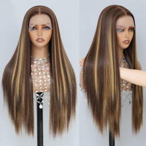 Synthetic Lace Front Wig, Honey Blo...