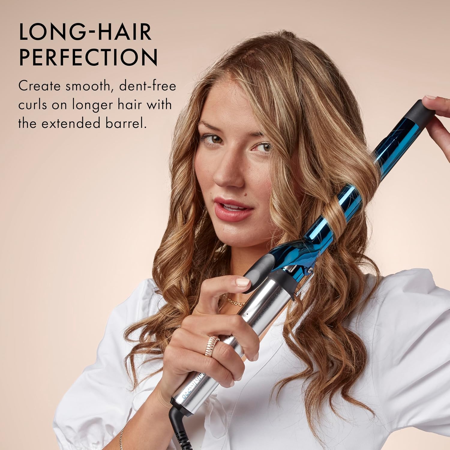 BabylissPRO Nano Titanium Professional Curling Iron with Extended/Long Barrel Perfect for Longer Hair - Image 9