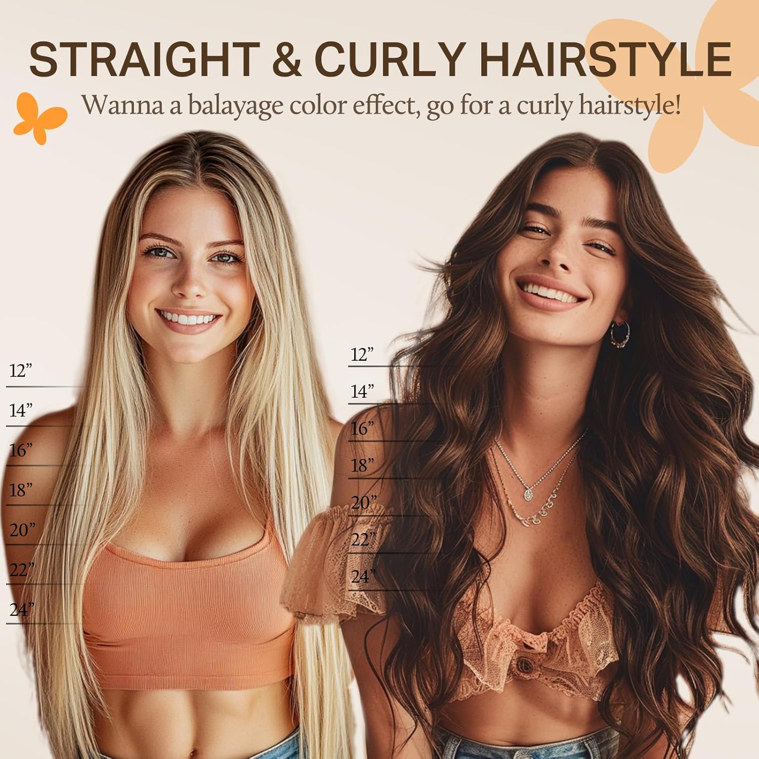 DOORES Clip in Hair Extensions Human Hair Extensions, Balayage Dark Brown to Chestnut Brown 120g 7pcs 18 Inch Real Human Hair Extensions Clip in Straight Remy Silky Weft - Image 7