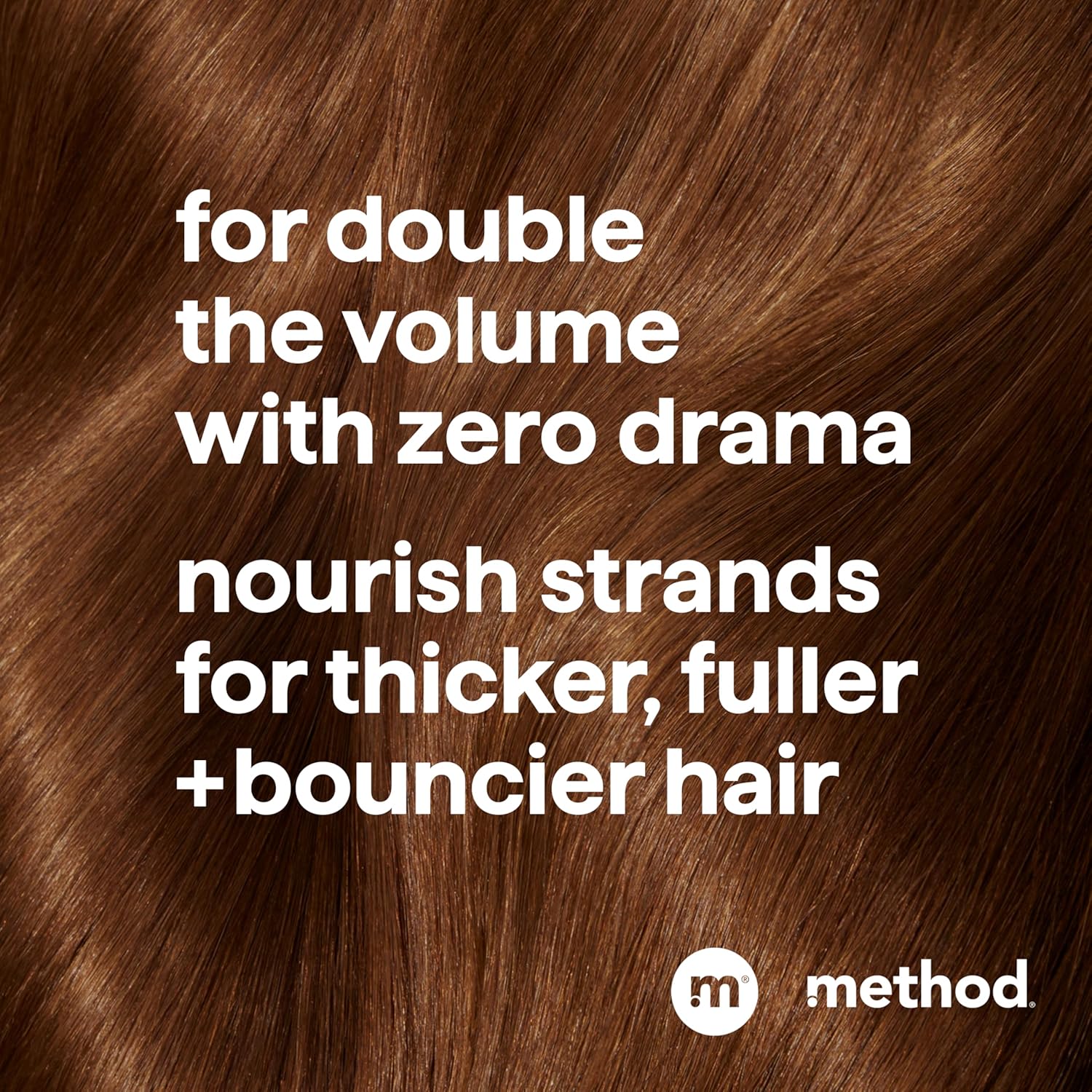 Method Pure Peace Volumizing Shampoo - For Thicker, Fuller and Visibly Hydrated Hair - Sulfate Free and Safe for Color-Treated Hair - 14 oz - Image 2