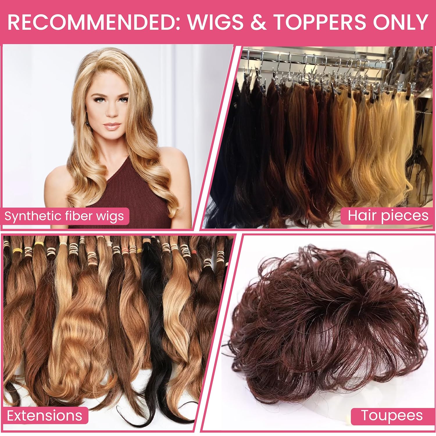 Hair u wear Raquel Welch Leave-in Conditioner and Heat Styling Protector, for Wigs and Hair Extentions - 8 Fl Oz - Image 5