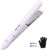 Quico Hair Straightener, 110-240V Global Travel Hair Straighteners for Women, 15s Fast Heating, Ceramic Negative Ion Flat Iron, Temp Memory, 320℉-450℉, Auto-Off, with Glove and Clips, Gift, Lilac